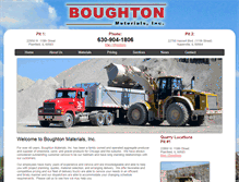 Tablet Screenshot of boughtonmaterials.com